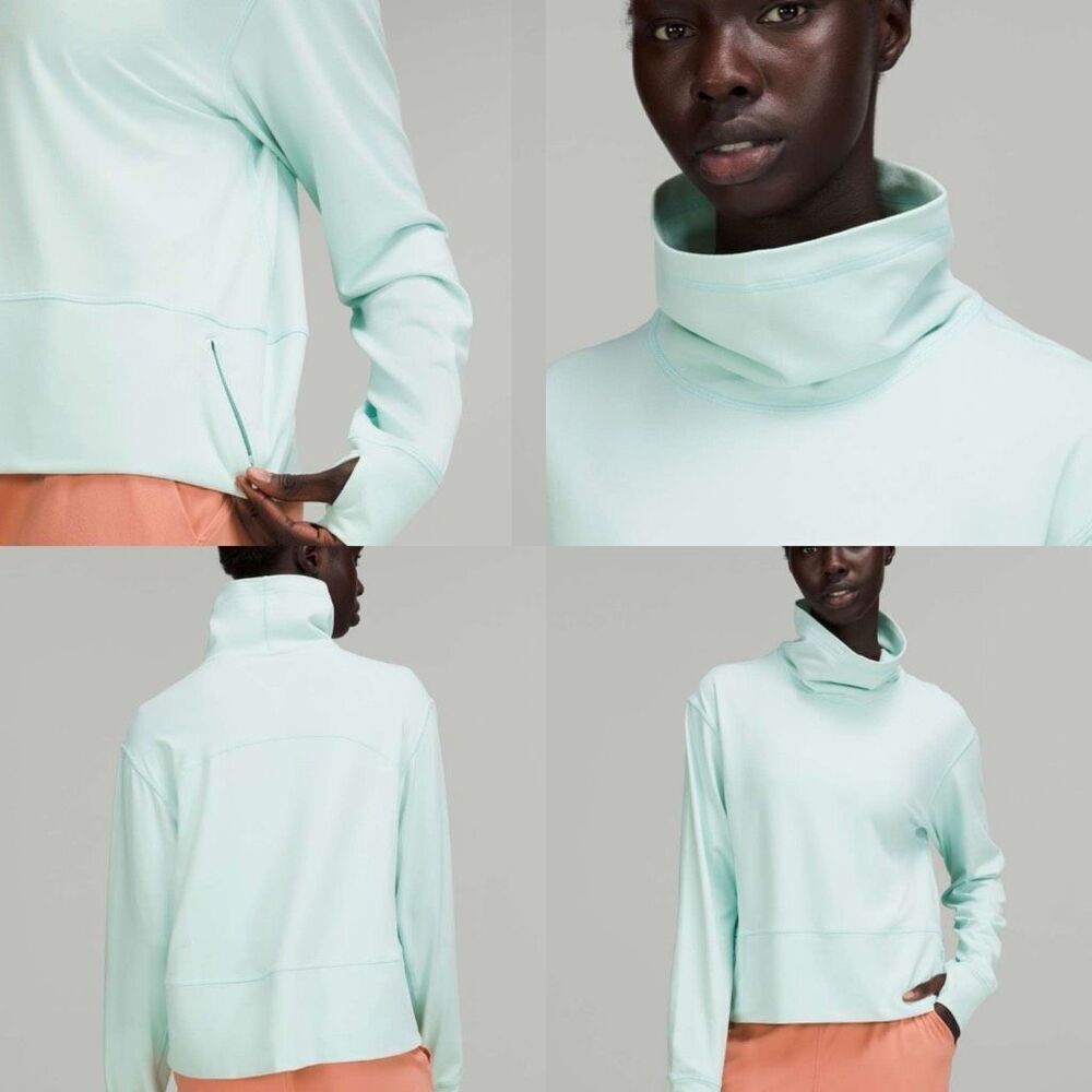 Lululemon Ready to Rulu Pullover Delicate Mint size 8